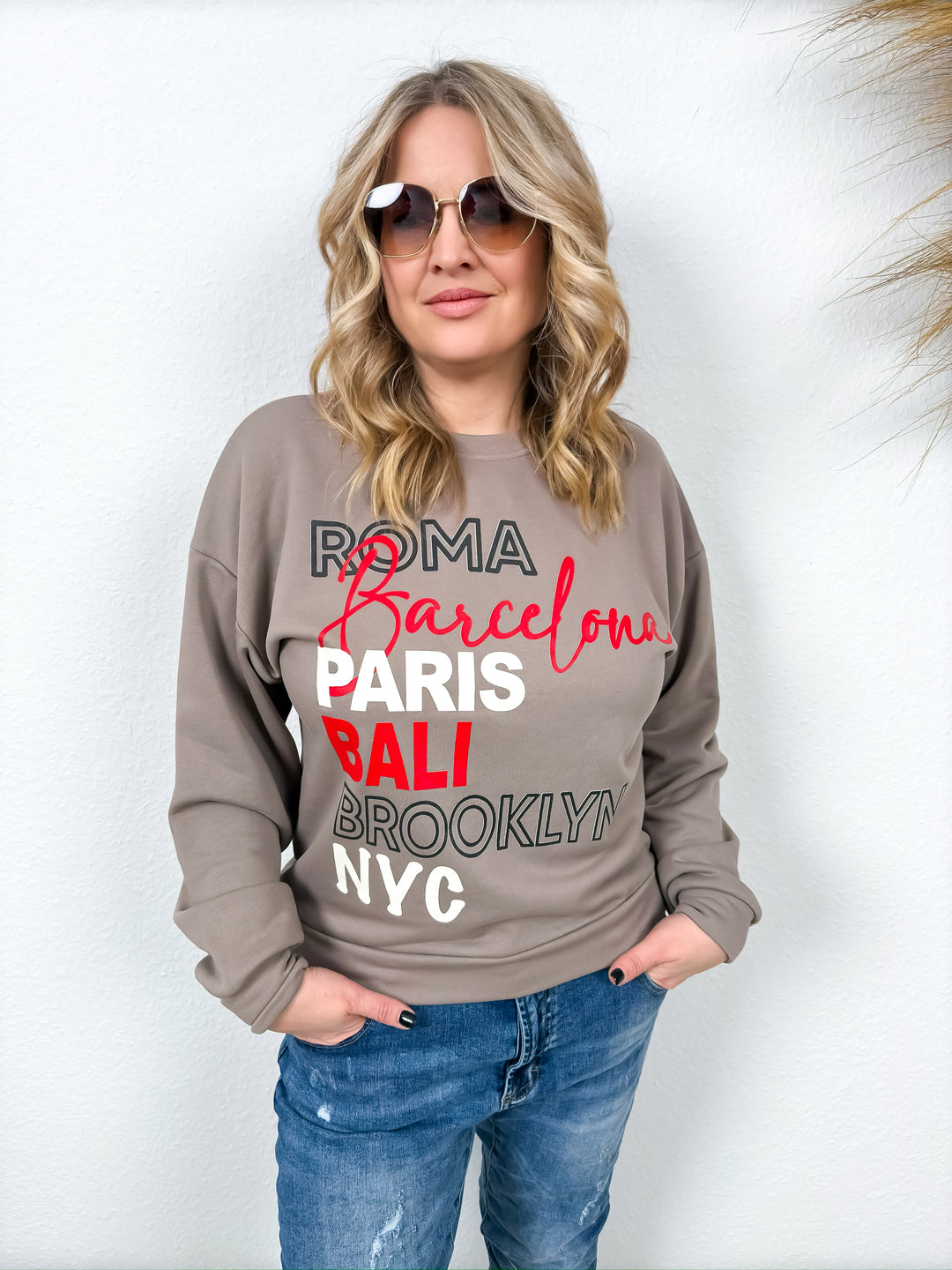 Sweatshirt Brooklyn Taupe