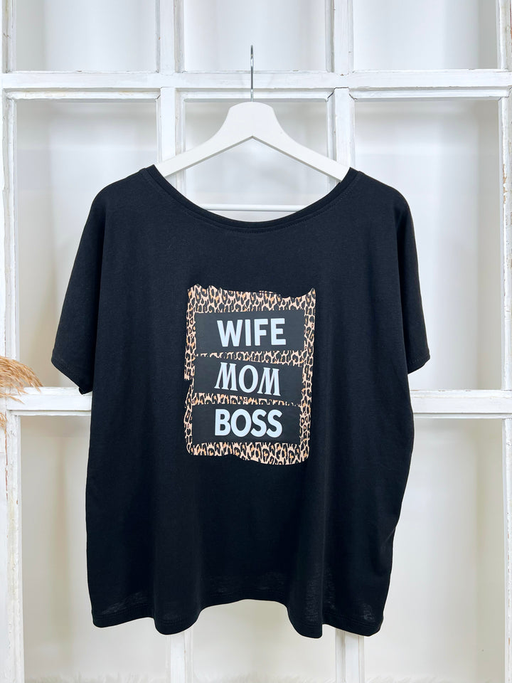 T-Shirt Mom Boss (2 Farben)