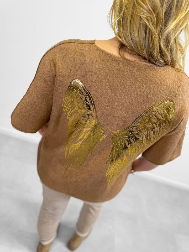 Pullover Golden Wings