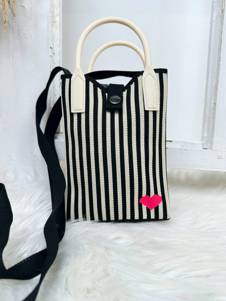 Handtasche Handy Mini Bag Stripe