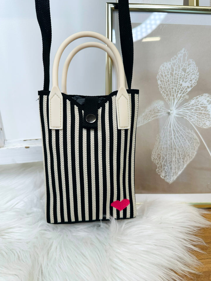 Handtasche Handy Mini Bag Stripe