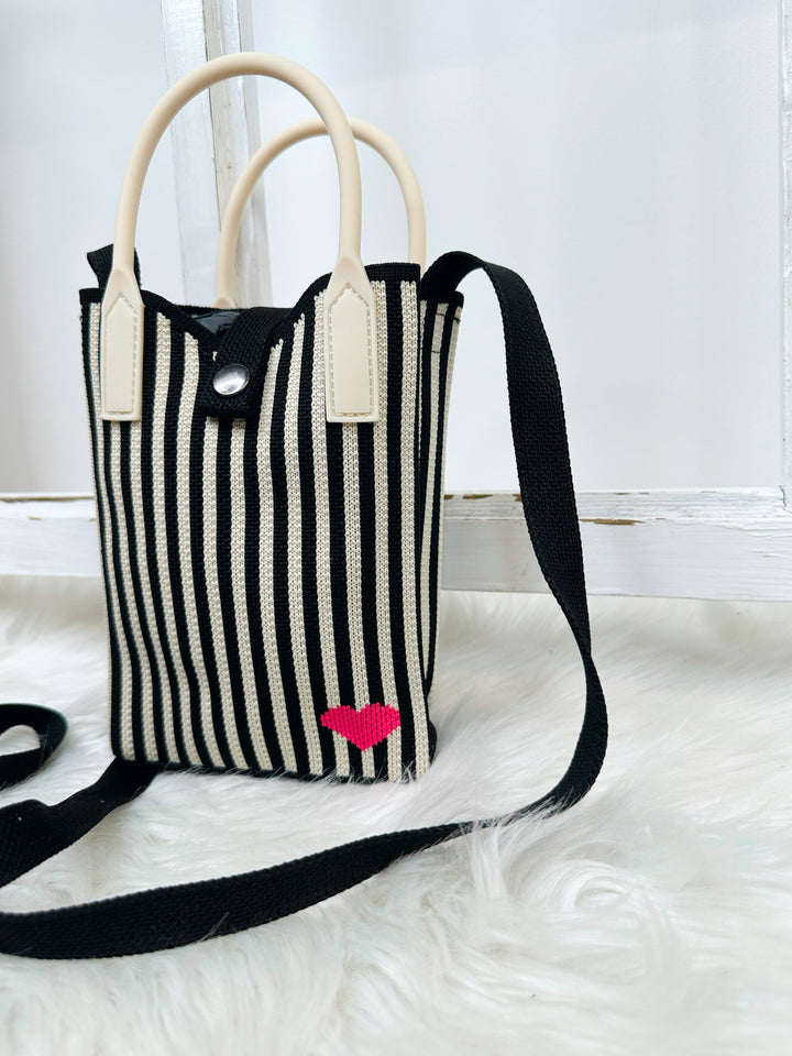 Handtasche Handy Mini Bag Stripe