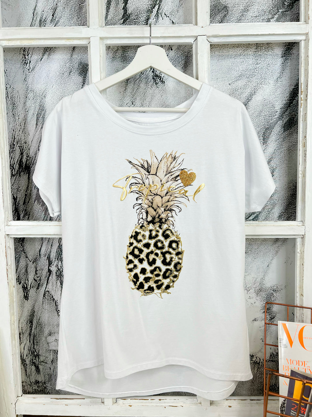 T-Shirt Golden Pineapple