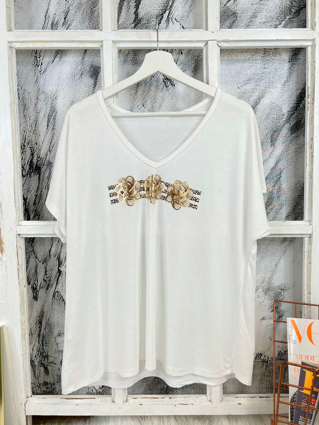 T-Shirt Golden Leo Rose