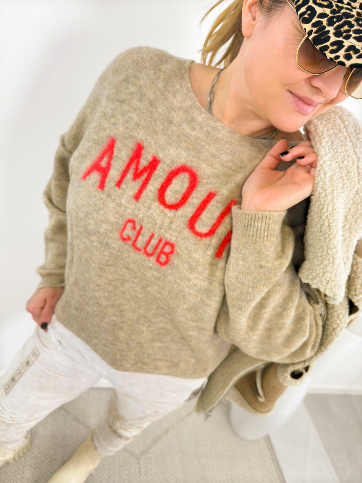 Strickpullover Amour Club