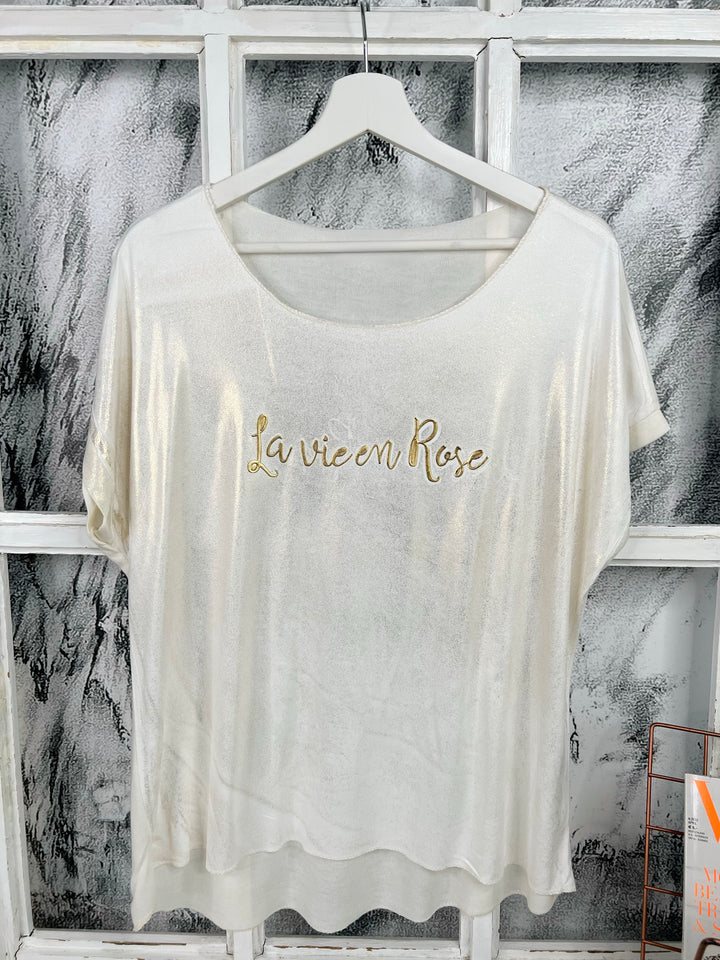 T-Shirt La Vie en Rose